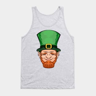 leprechaun funny st patrick day Tank Top